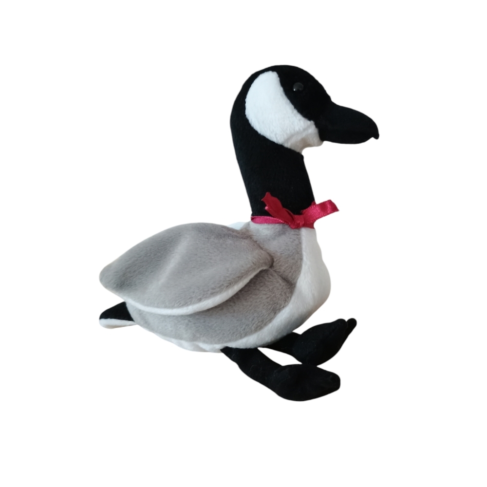 TY  Beanie Babies ~ Loosy The Canadian Goose ~1998 no tag